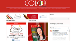 Desktop Screenshot of colormagazine.com
